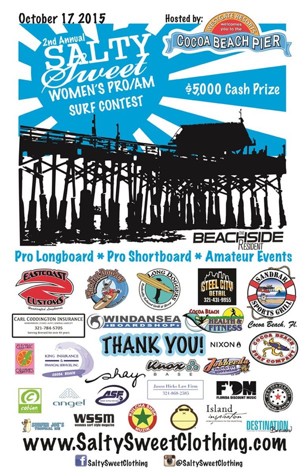 The 2nd Annual Salty Sweet Women’s Pro/Am Surf Contest