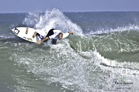 CJ Turning on Wave