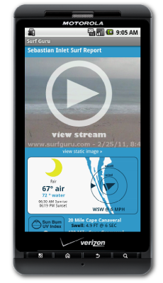 Surf Guru Android Application