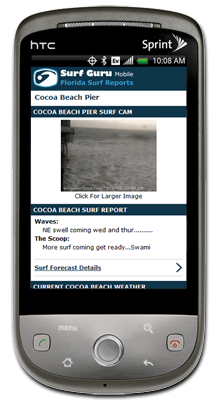 Surf Guru Cell Phone Mobile Surfing Site