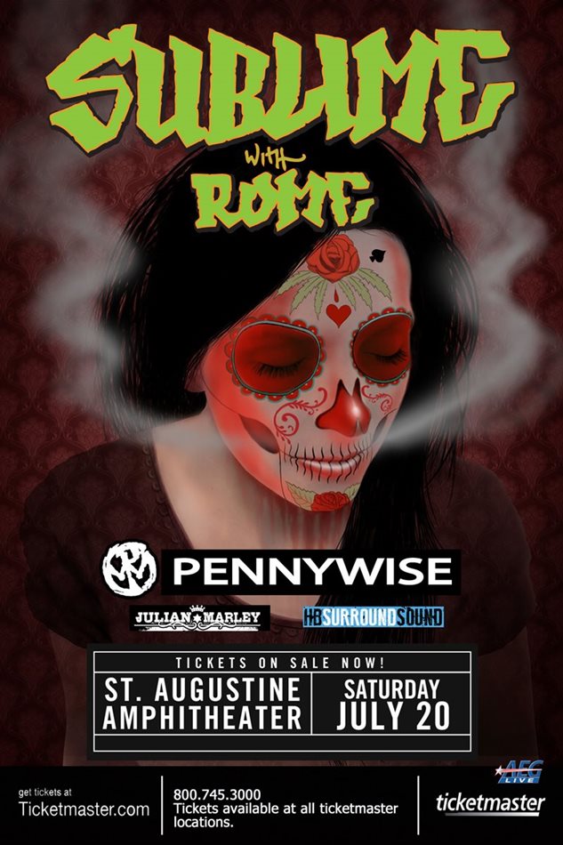 Sublime with Rome & Pennywise at St. Augustine Amphitheatre