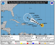 Hurricane Lee poised to bring big waves to Florida beaches