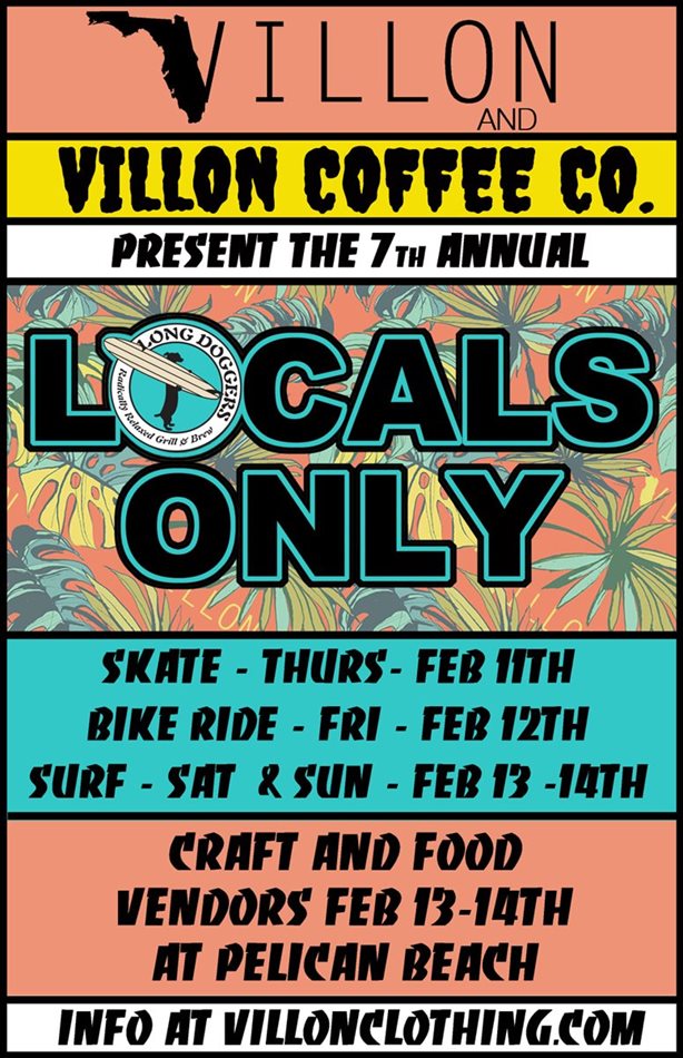 Villon & Longdogger's 2021 Locals Only Surf and Skate Contest