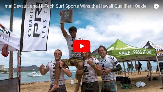 Imai Devault and Hi-Tech Surf Sports Wins the Hawaii Qualifier Oakley Surf Shop Challenge 2018
