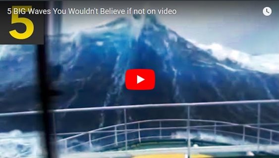 5 BIG Waves You Wouldn't Believe if not on video