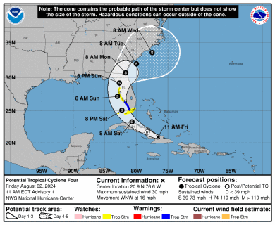 Florida Surf Report/Forecast and Tropical Outlook for August 2nd 2024