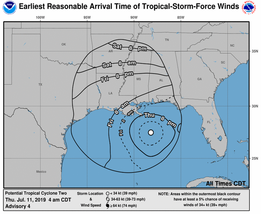 Potential surf coming to the Gulf Coast