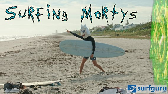 Rick and Morty Surfing