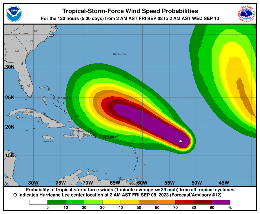 Hurricane Lee poised to bring big waves to Florida beaches