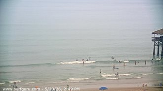 View Cocoa Beach Pier North Surf Cam