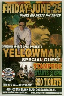 Yellowman in Concert SandBar Sports Grill June 25th 2010