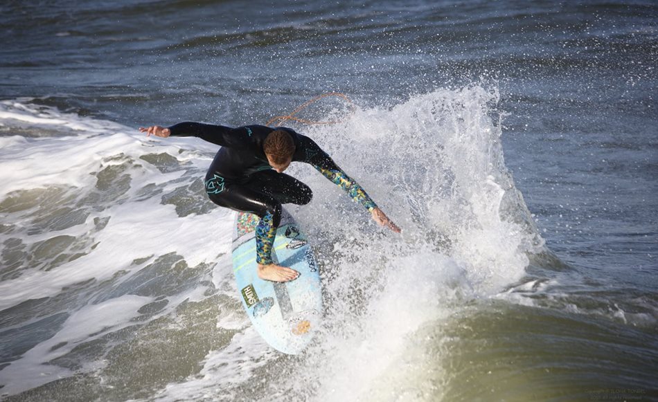 Surfer Jax Beach Pier 2015