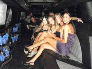 Hottie's in the Limo!