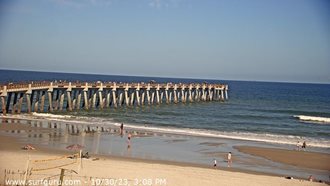View Jacksonville Beach Pier Surf Cam