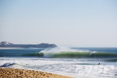Rip Curl Pro Portugal Round 1 ON at Supertubos, Round 2 on Standby