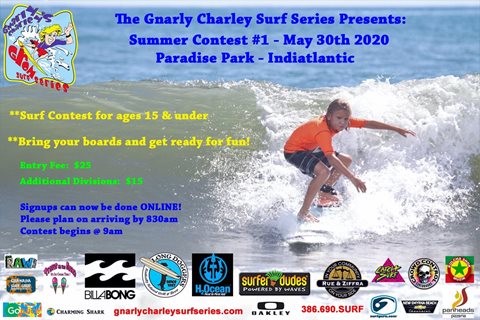 Gnarly Charley's Grom Surf Series - Contest 1
