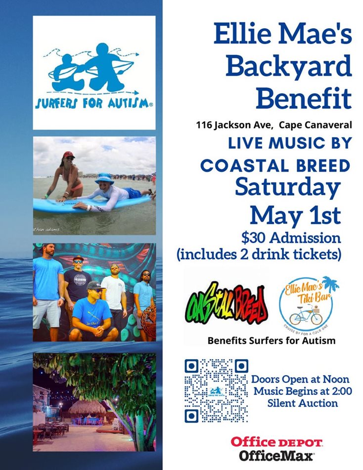 Ellie Mae's Backyard Benefit with Live Music by Coastal Breed