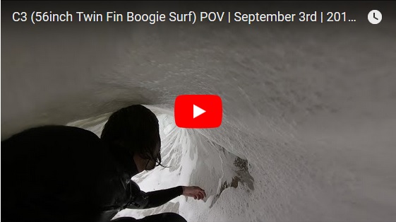 C3 (56inch Twin Fin Boogie Surf) POV | September 3rd | 2018 (RAW)