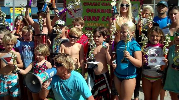 July Gnarly Charley Grom Surf Contest at Spessard Holland Beach Park