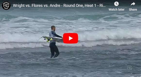 Wright vs. Flores vs. Andre - Round One, Heat 1 - Rip Curl Pro Bells Beach 2019