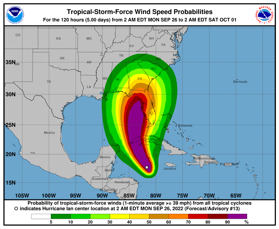 The latest on Hurricane Ian