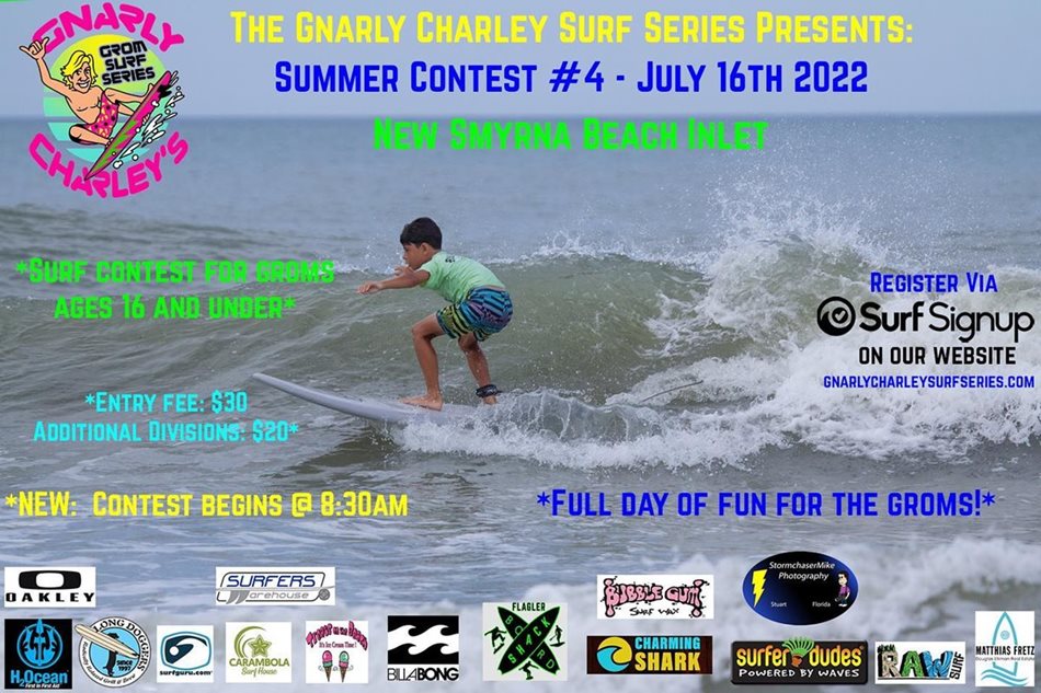 Gnarly Charley Surf Series - Summer Contest #4 - New Smyrna Beach Inlet