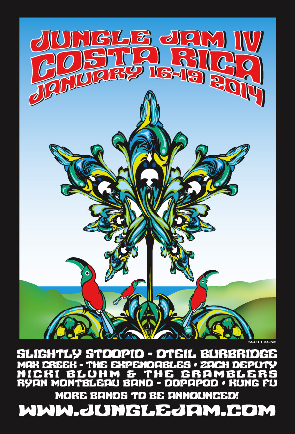 Jungle Jam 2014 Costa Rica Music Festival - Surf Guru Surf Music News