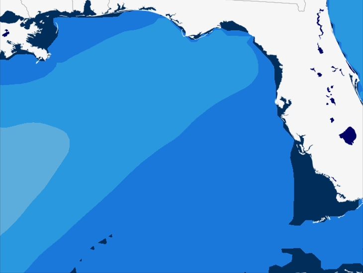 Wave Model Swell Period Forecast