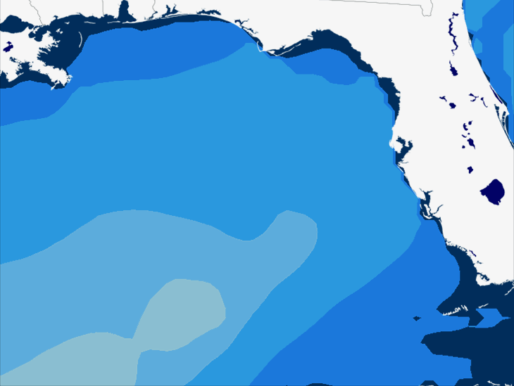 Wave Model Swell Period Forecast